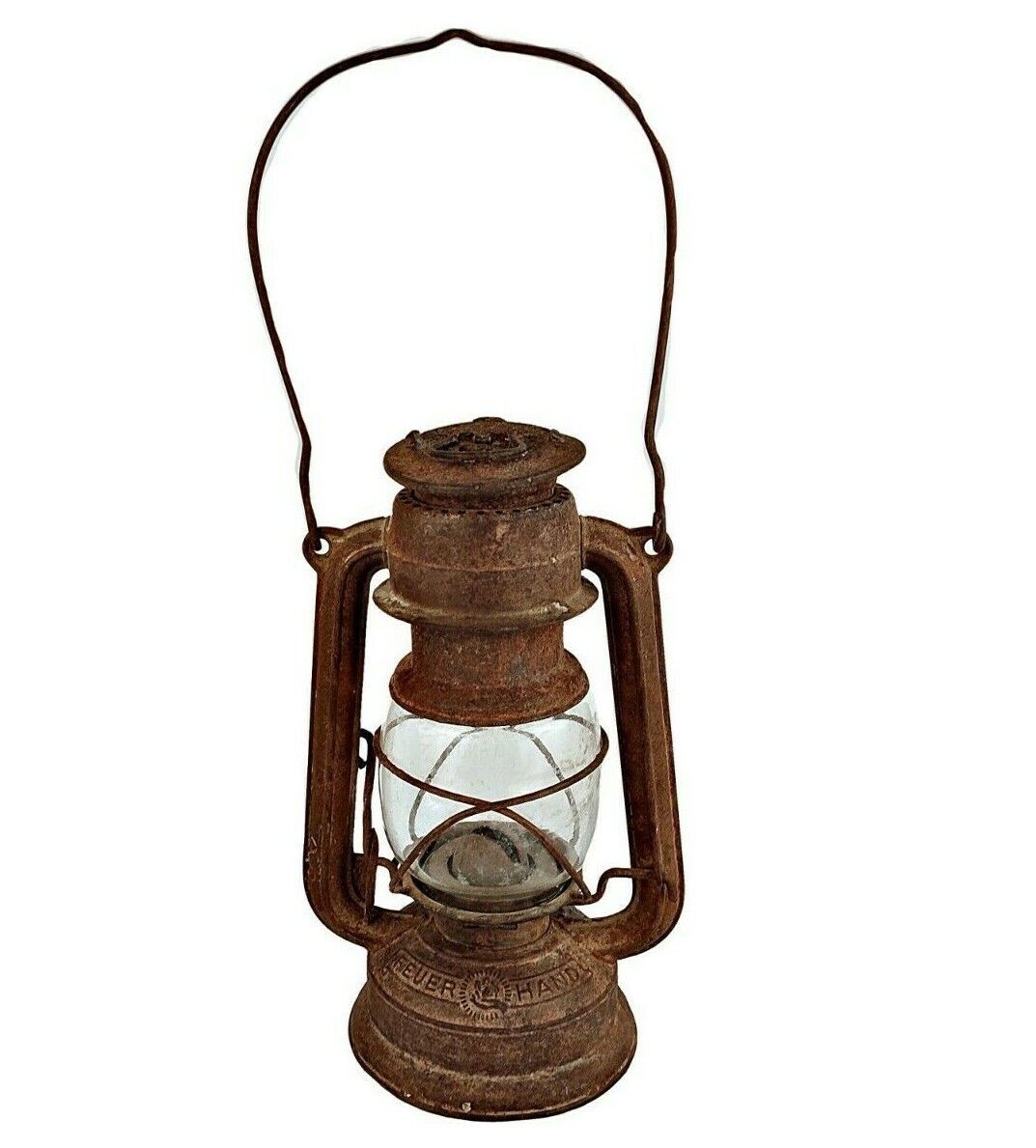Vintage German Feuerhand Kerosene Lantern # No. 275: Rustic Oil Lamp