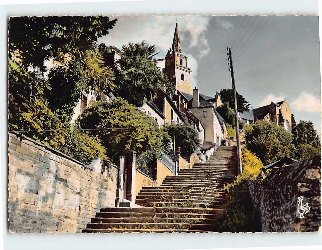 Postcard Les Curieux Escaliers de Brélévenez Lannion France