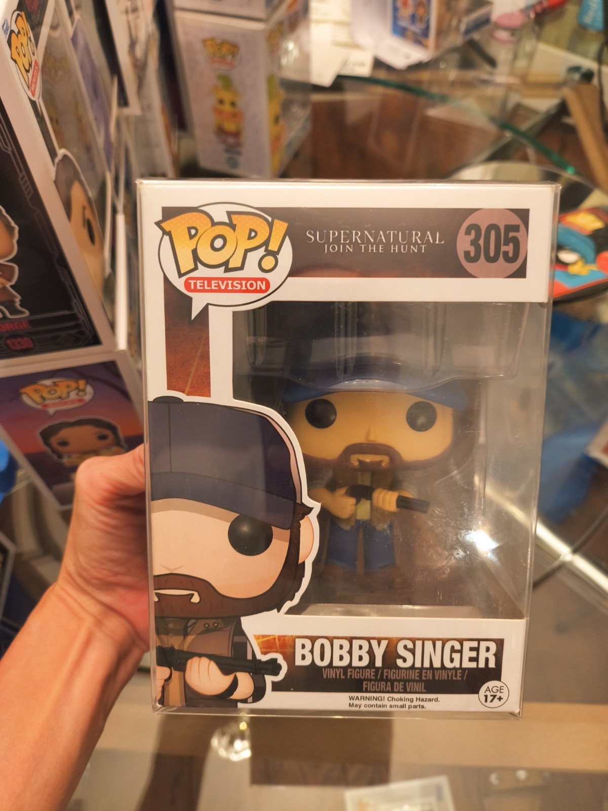 Funko Pop Supernatural Join The Hunt- Bobby Singer - #305 Figure In Box Funko Pop Supernatural Join The Hunt- Bobby Singer - #305 Figure In Box