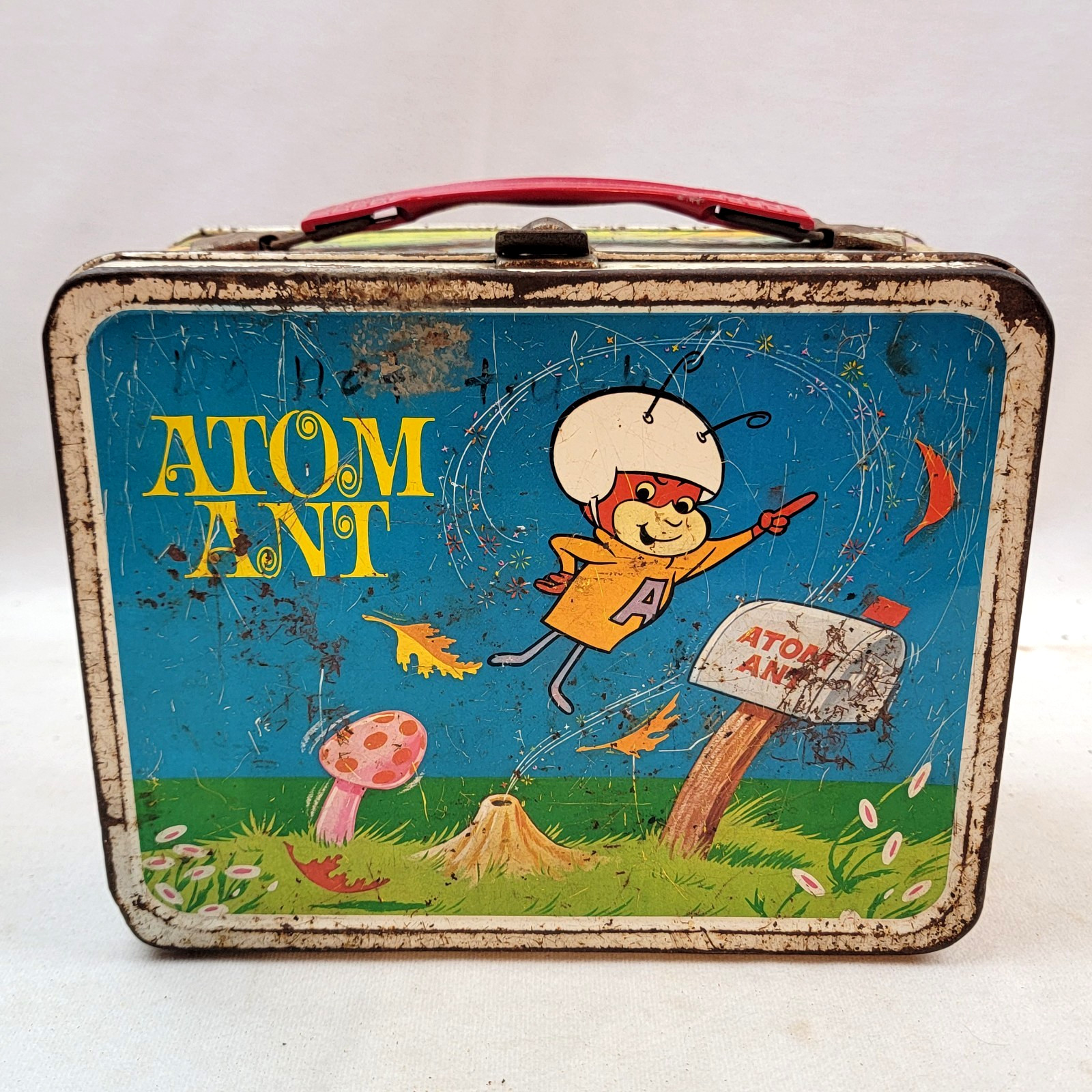 Vintage 1966 Atom Ant/Secret Squirrel Lunch Box - No Thermos