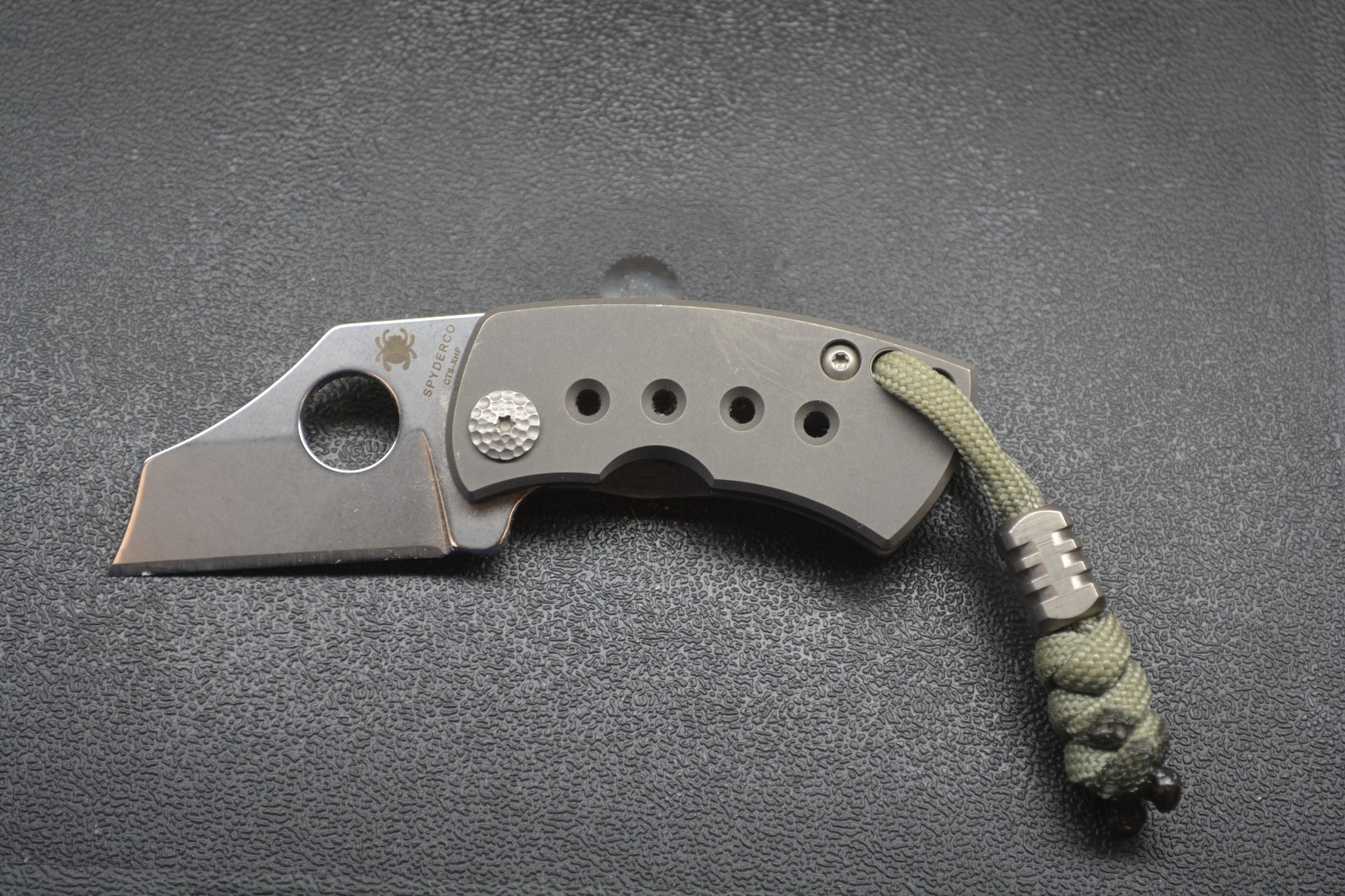 Spyderco CTS-XHP J Mcness Folding Knife * Pre-owned*  