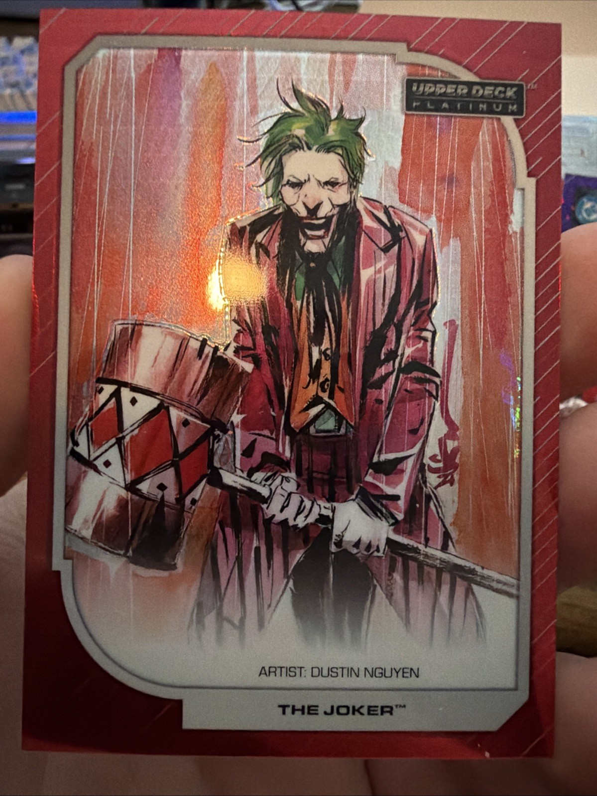 2026 Upper Deck Dc Platinum Joker Red Prism /199