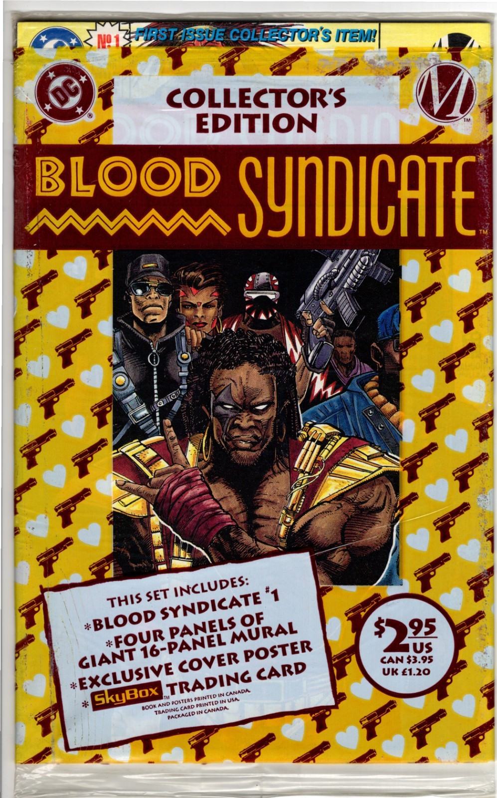 BLOOD SYNDICATE #1 (1993): KEY- 1st Team app Blood Syndicate: Polybagged: VF