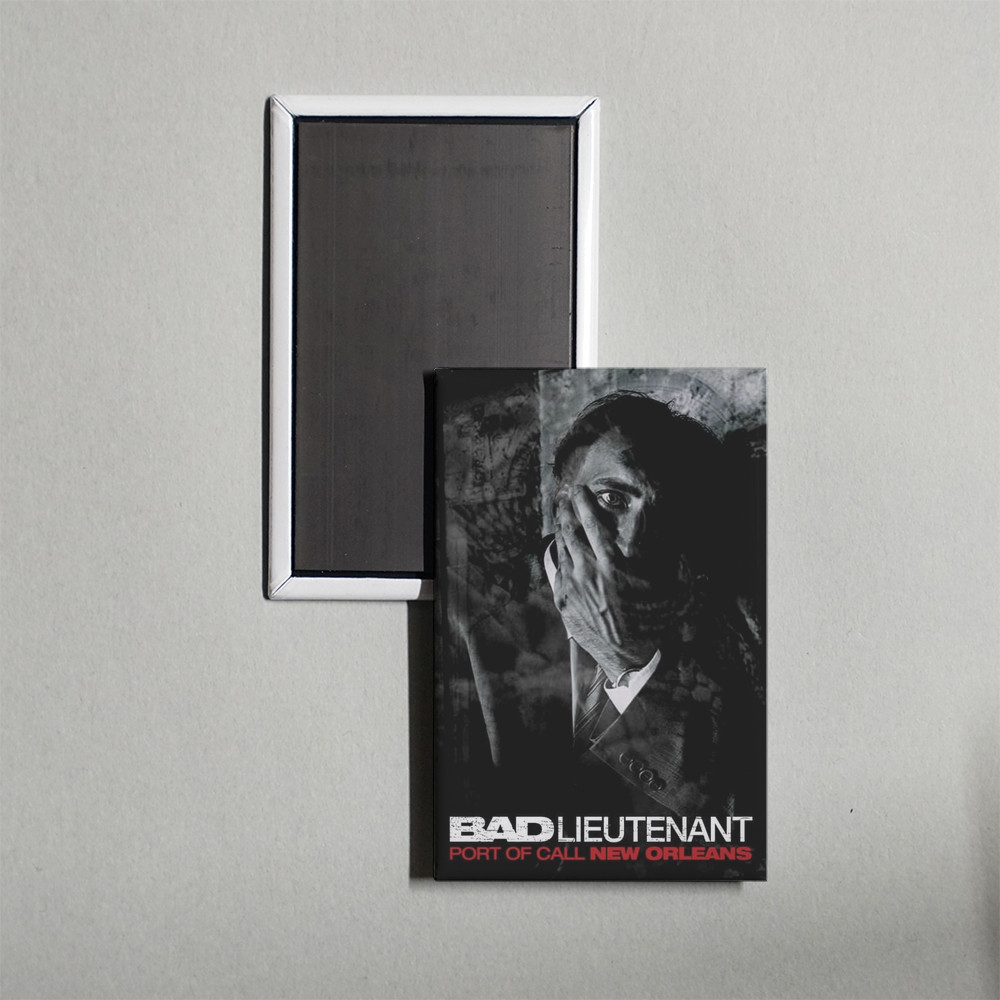 Bad Lieutenant Port of Call - New Orleans Mini Movie Poster Fridge Locker Magnet