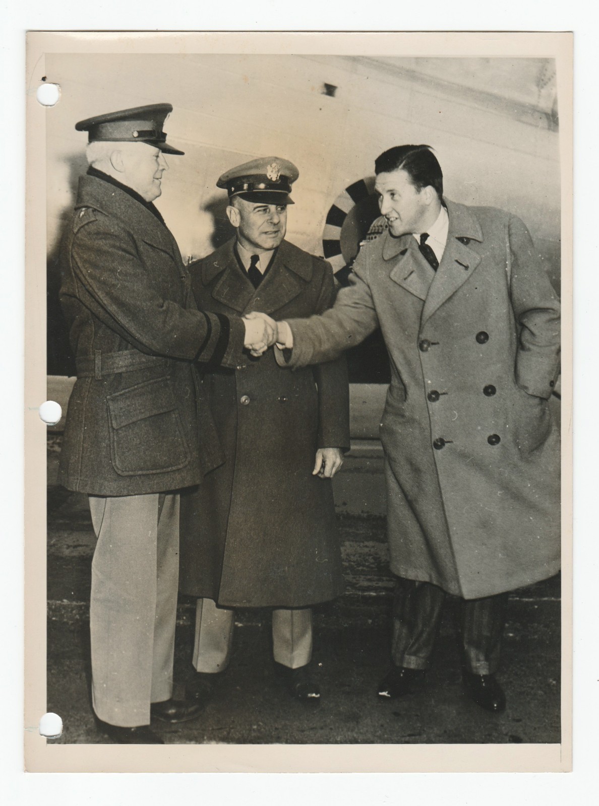 1941 Original Press Photo WWII Henry Ford II HH Arnold James Doolittle Army