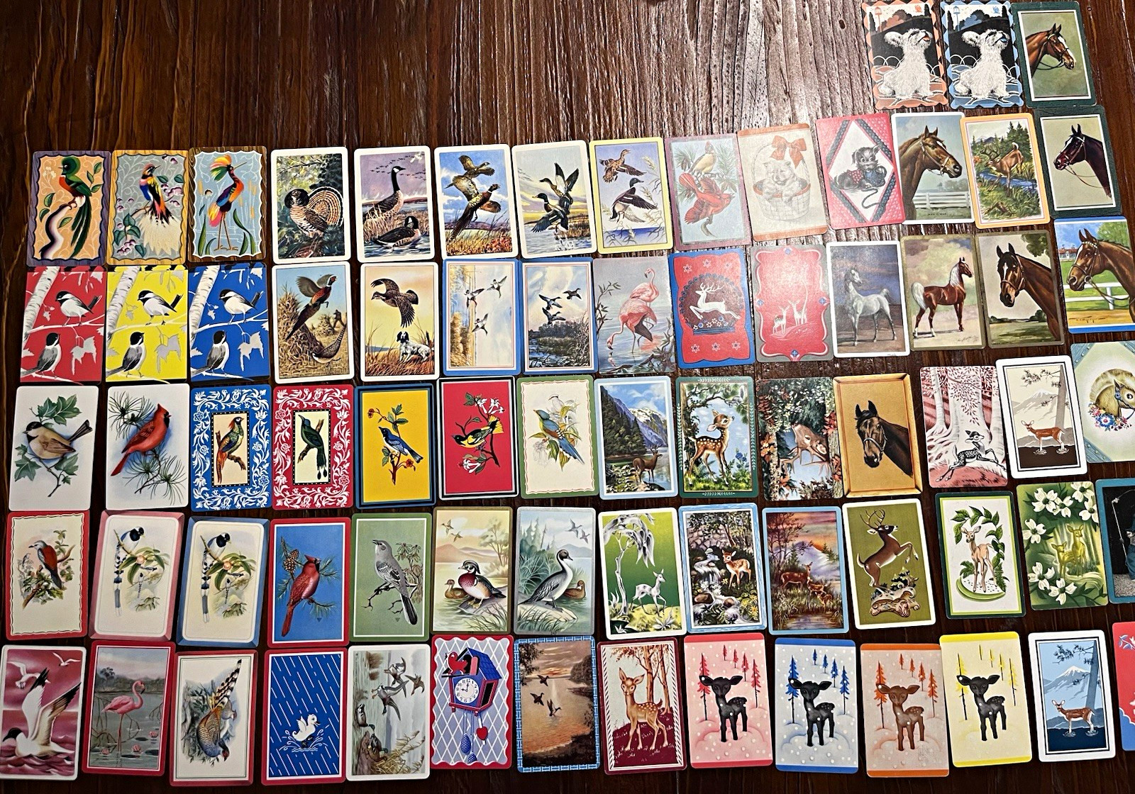 Vintage Trading and Playing cards from 1940s/50s. Lot of over 600.