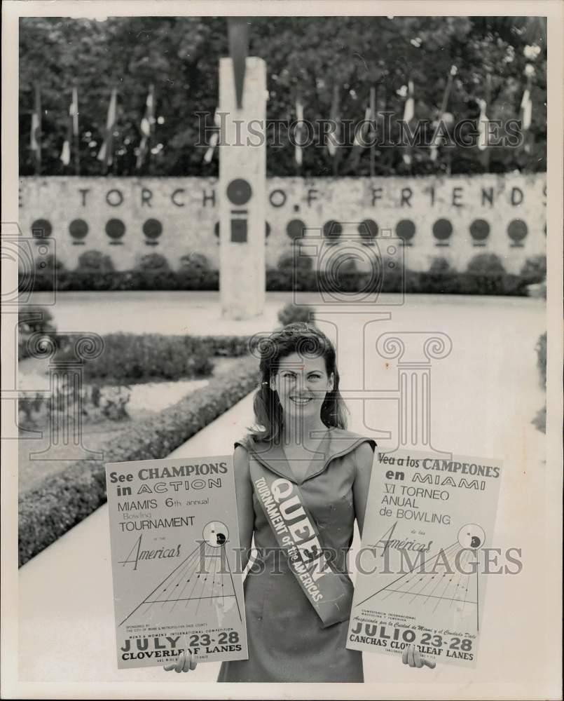 1968 Press Photo Miss Tournament of Americas Queen, Robin Whatley. - lry06818