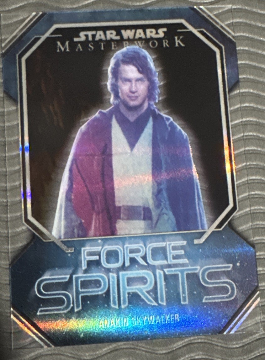 2024 Topps Star Wars Masterwork Anakin Skywalker Force Spirits #FS-1 Clear