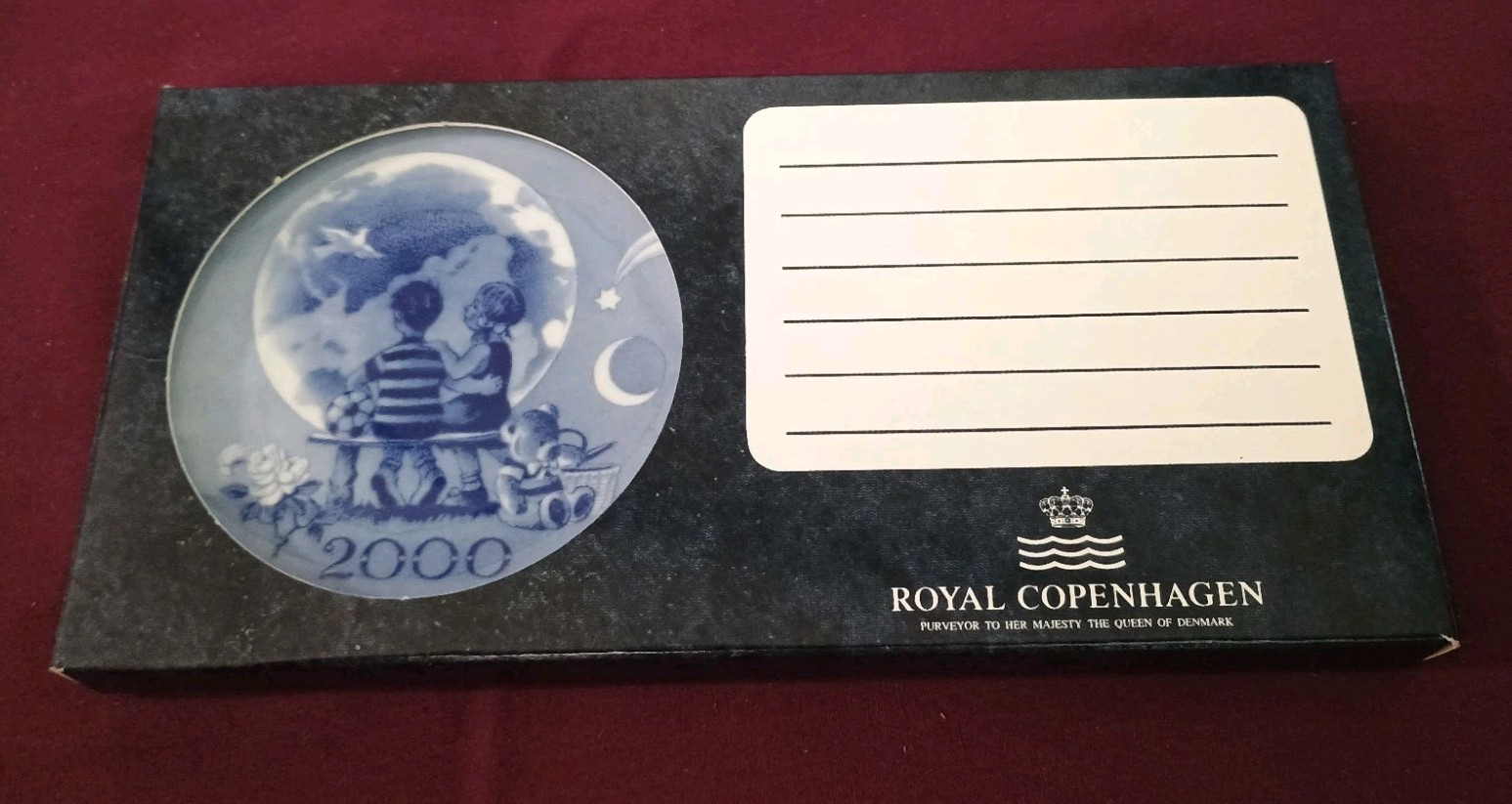 Royal Copenhagen Millennium Plaquette 2000 Limited Edition Denmark NIB