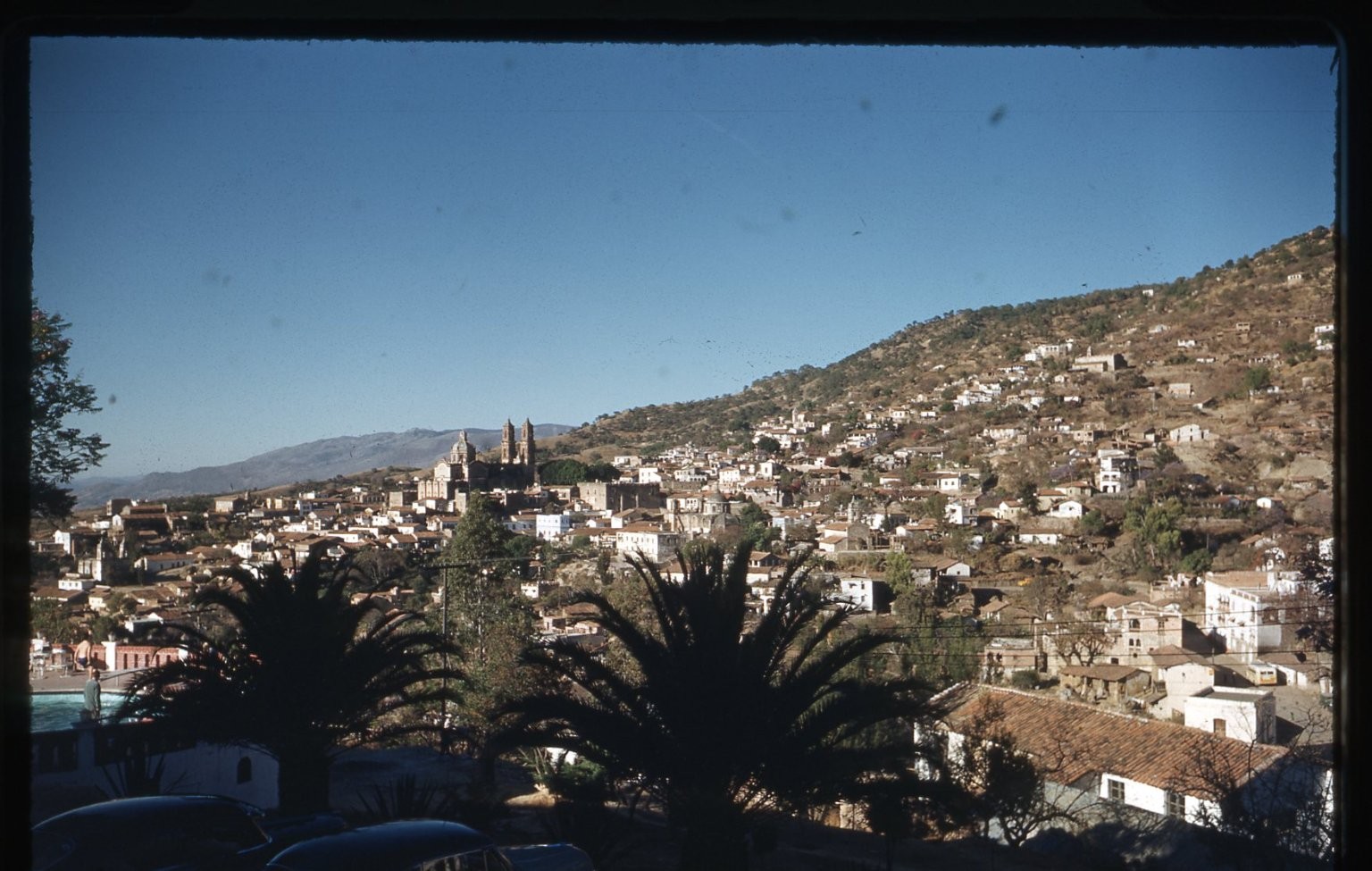 SL24 Slide 1950\'s Taxco Mexico City De La Borda Hotel Taxco  371a