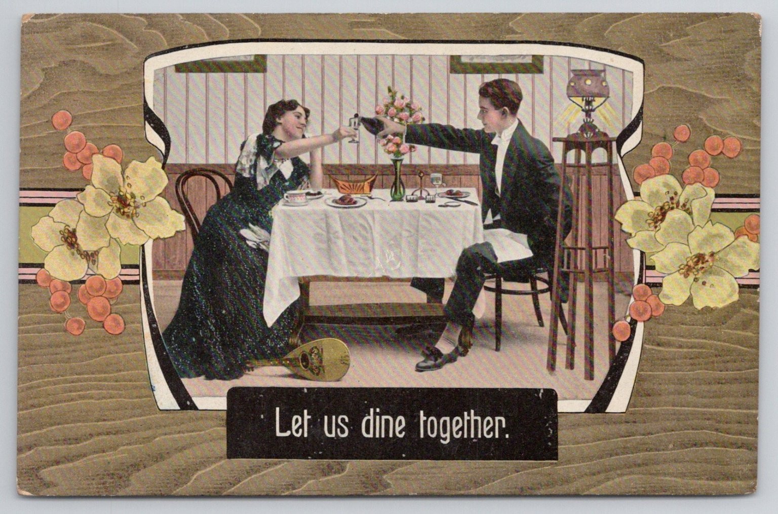 1910 Antique Postcard \