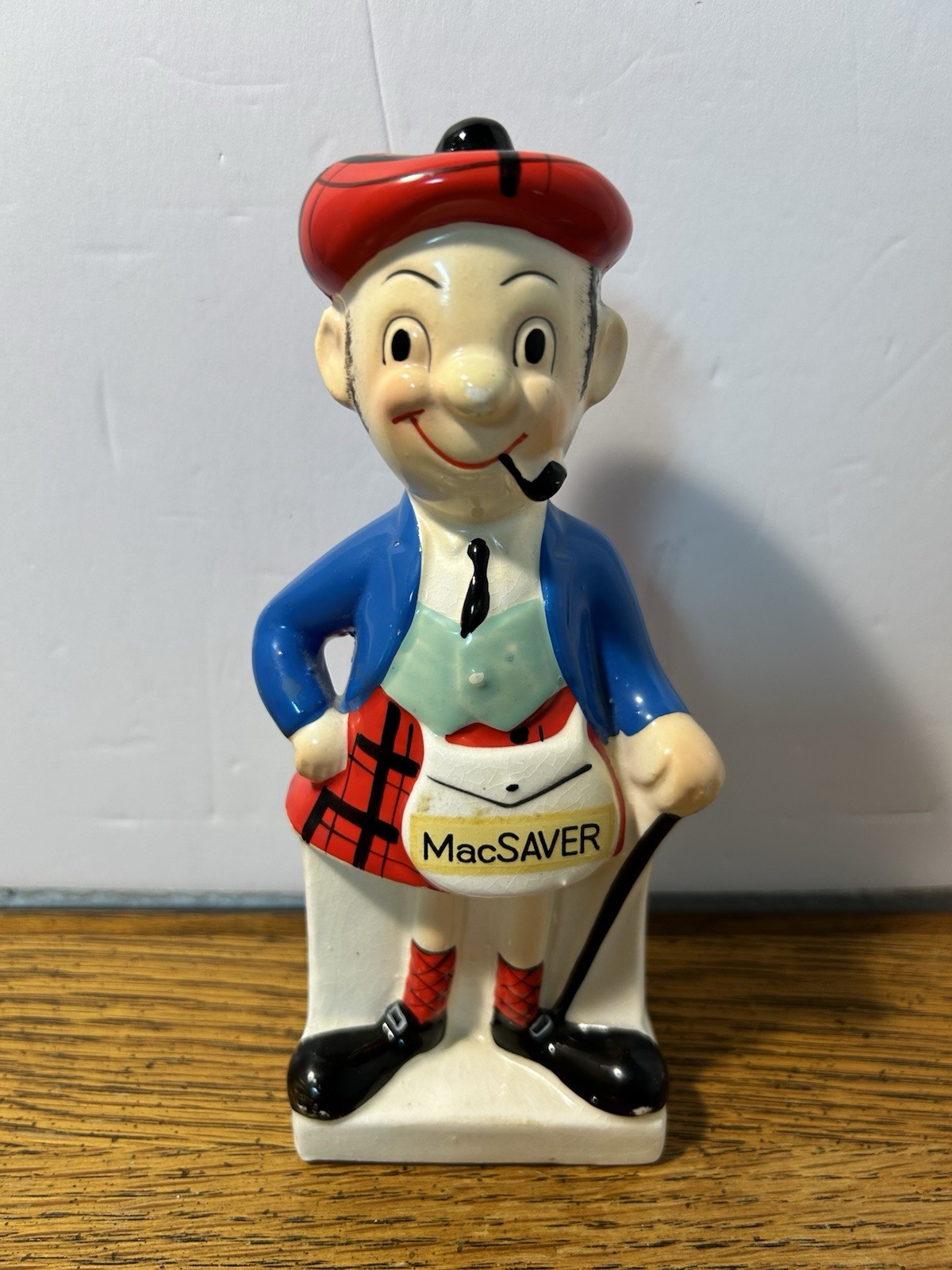 Vintage Heilig Meyers MacSaver Ceramic Bank Japan 1960s Advertising Figure 7 Vintage Heilig Meyers MacSaver Ceramic Bank Japan 1960s Advertising Figure 7