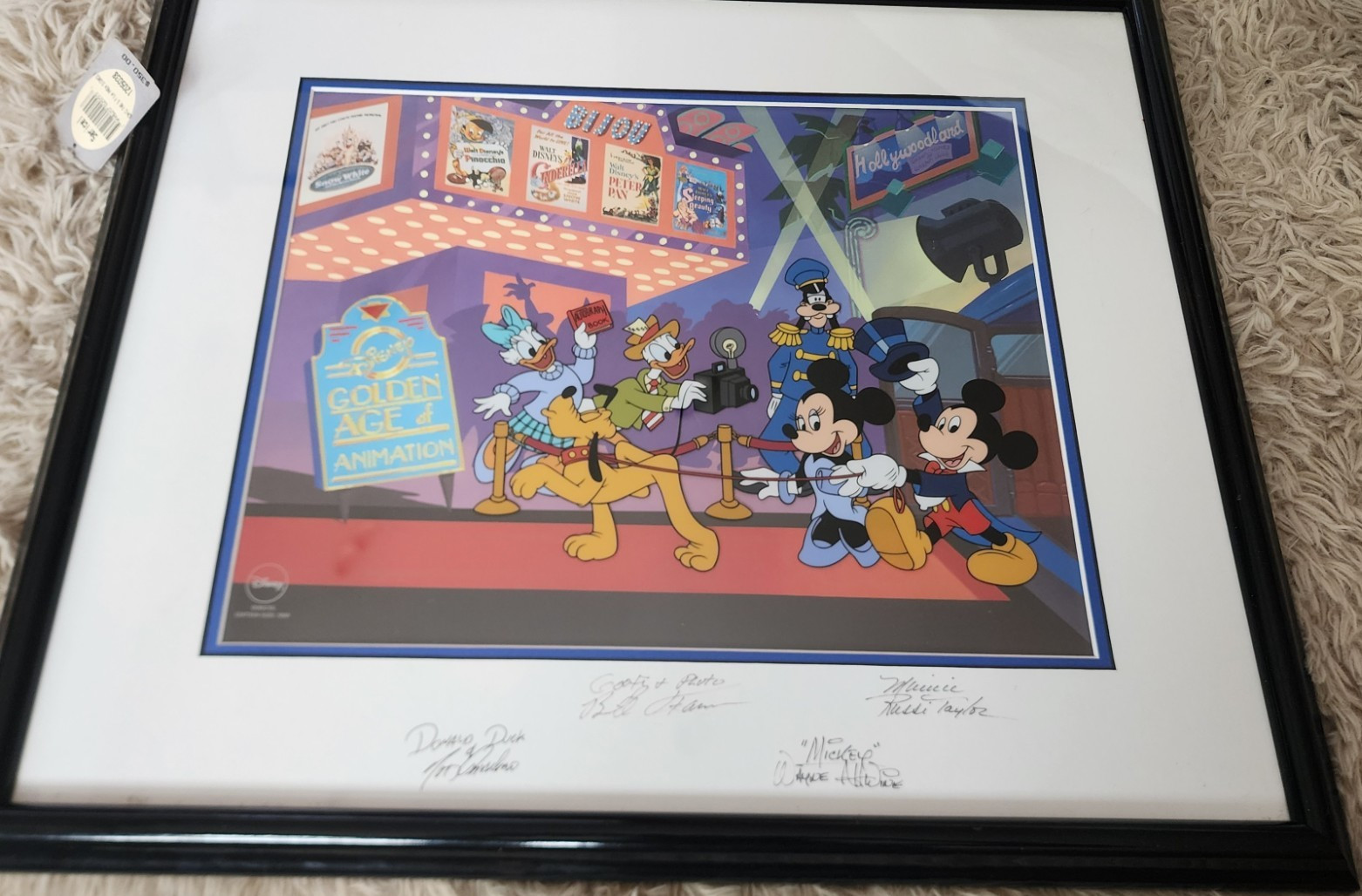 Disney FAB 5 PREMIUM  SIGNED  CERTIFIED