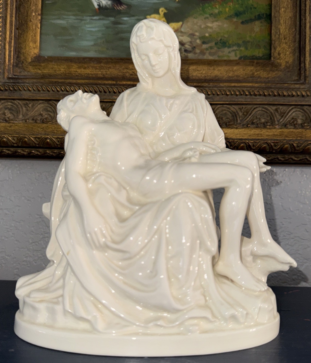 GOEBEL: 1960 “Pieta” Figural STATUE Religious WEST GERMANY SACRART Jesus Mary