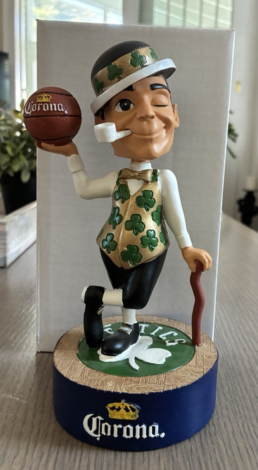 Boston Celtics Mascot Lucky Bobblehead 7” Collectors Edition