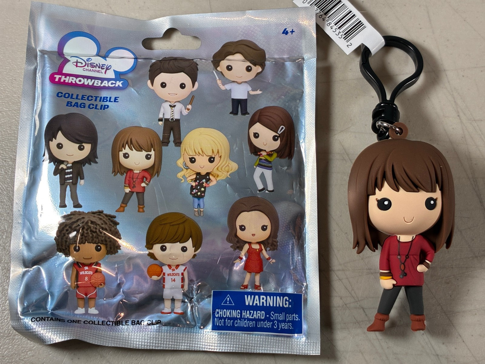Disney Channel Throwback Mitchie Torres Camp Rock Bag Clip Keychain Demi Lovato