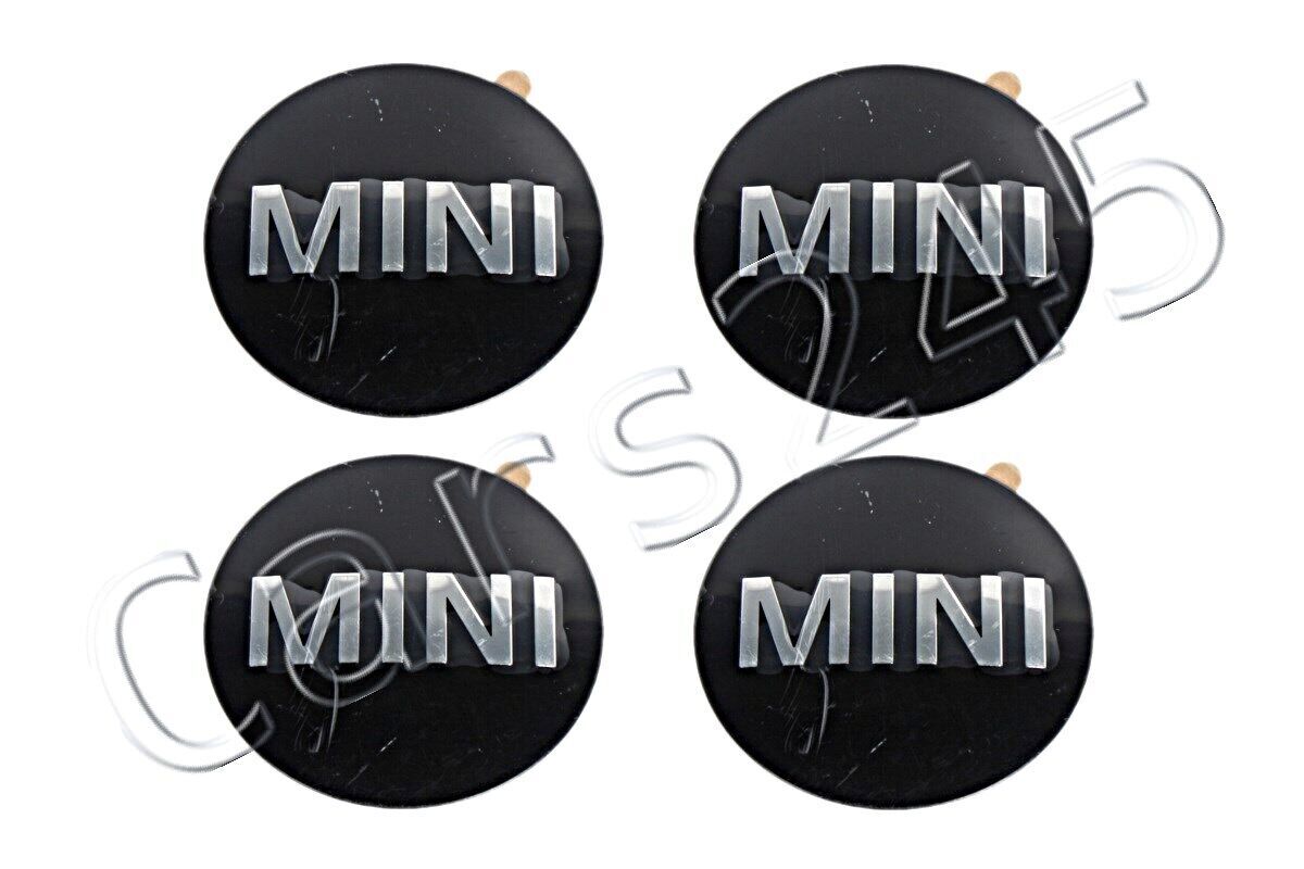 Genuine MINI R50 R53 R56 R55 R52 Wheel Center Hub Cap Emblem Logo Sticker 4x SET