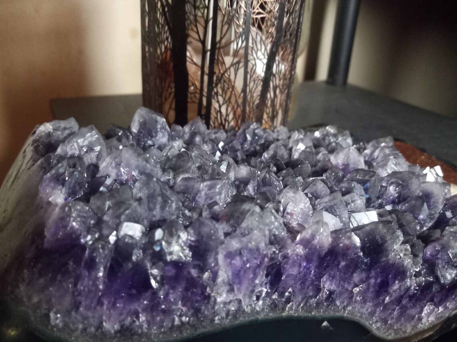 6LB Natural Healing Amethyst Quartz Cluster Crystal.
