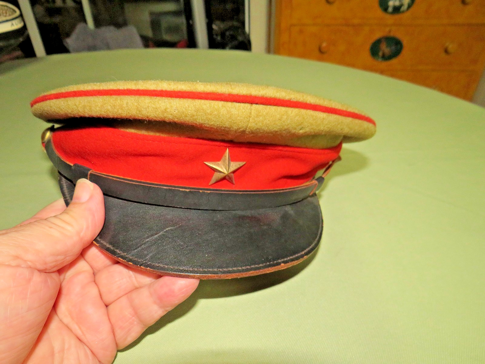 VINTAGE WW2 WWII JAPANESE MILITARY ARMY CAP HAT - VET BRING BACK