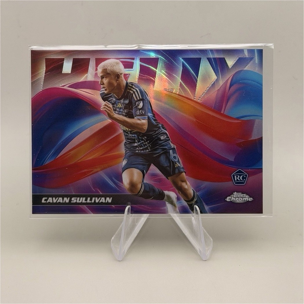 Topps Chrome 2025 Helix HX-4 Cavan Sullivan RC Philadelphia Union MLS
