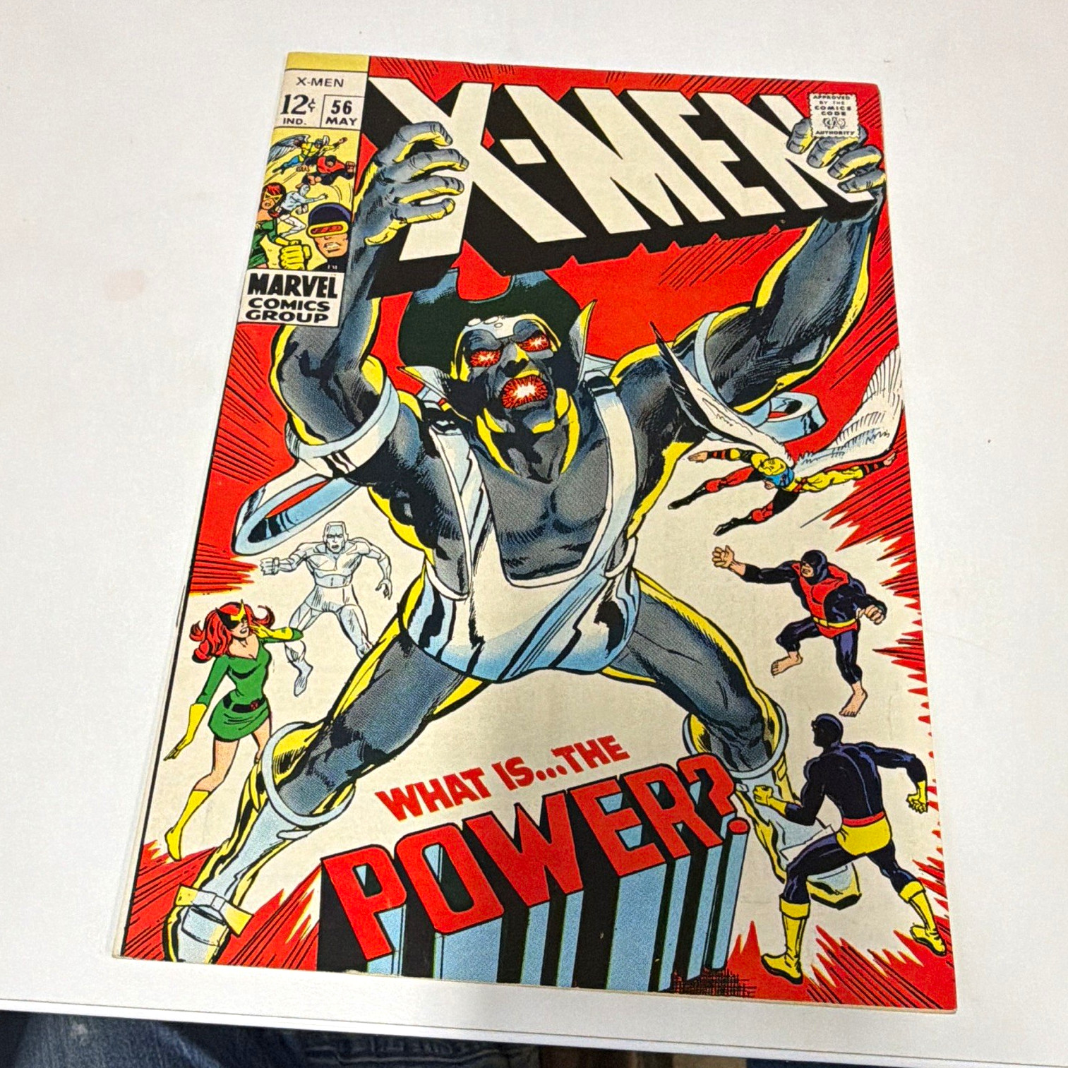 Marvel Comics X-Men #56 NM (9.2-9.4) Neal Adams Cover, Origin of Angel-joins Marvel Comics X-Men #56 NM (9.2-9.4) Neal Adams Cover, Origin of Angel-joins