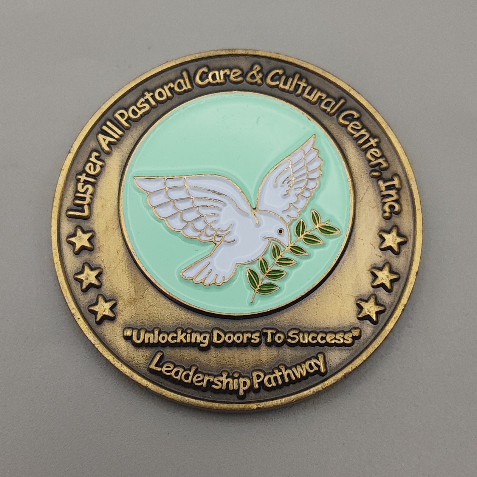 Luster All Training Center of Hope Challenge Coin