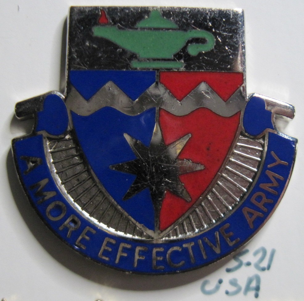 Army crest DI dui cb ORGANIZATIONAL EFFECTIVENESS CENTER AND SCHOOL  s21 USA