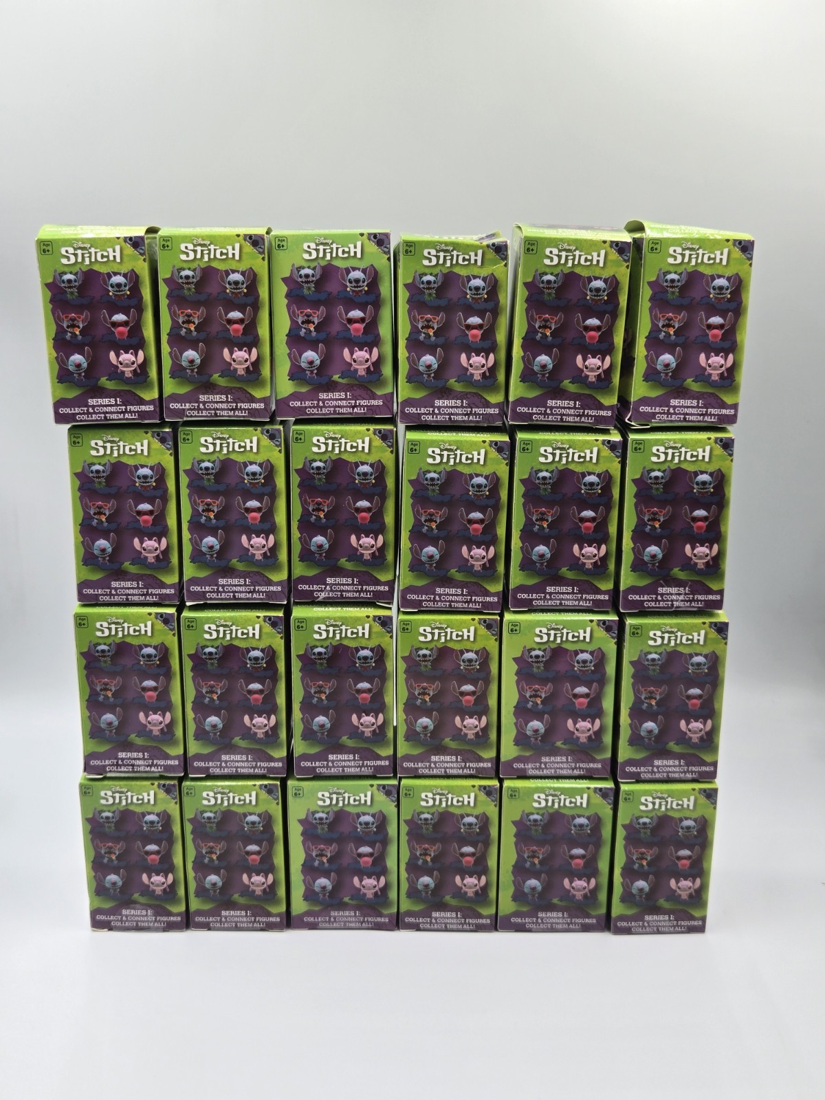 Disney Stitch Mini Figure Sealed Lot Of 24 Boxes CultureFly Vinyl Series One
