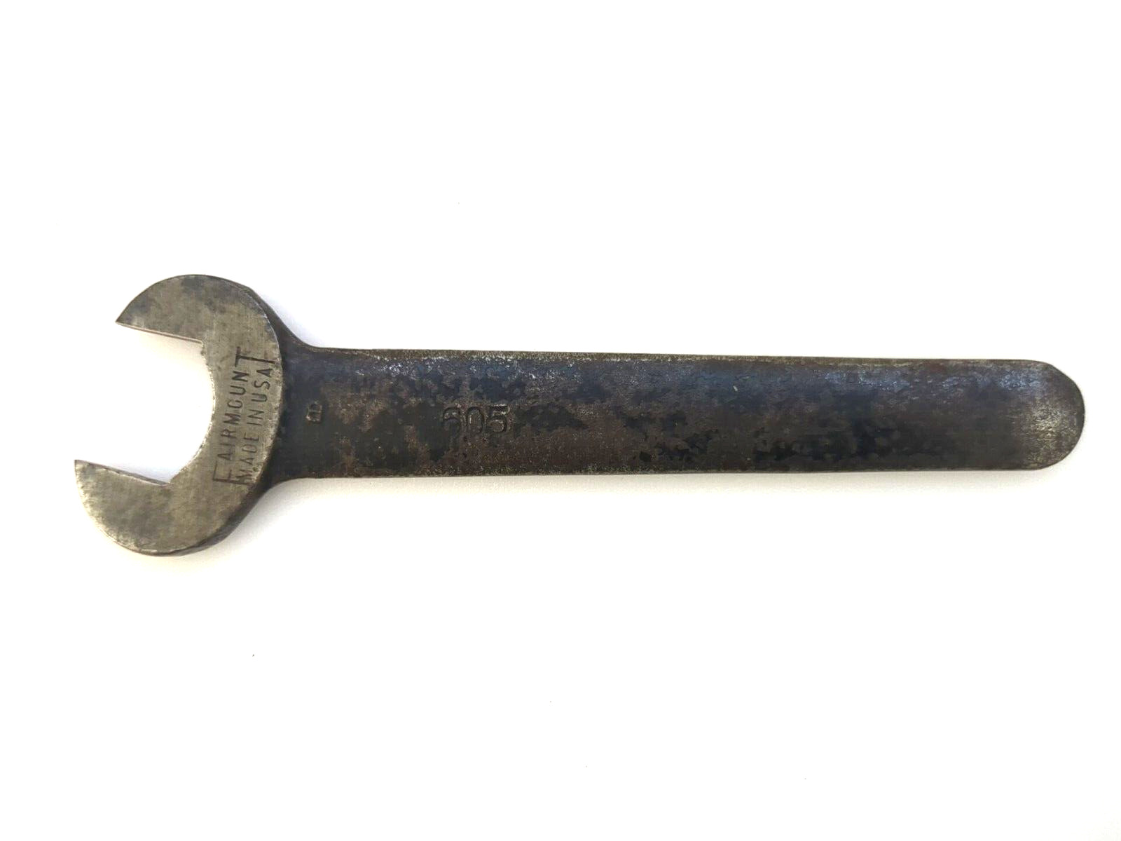 Vintage Fairmount 605 Engineer Open End Wrench 7/8\