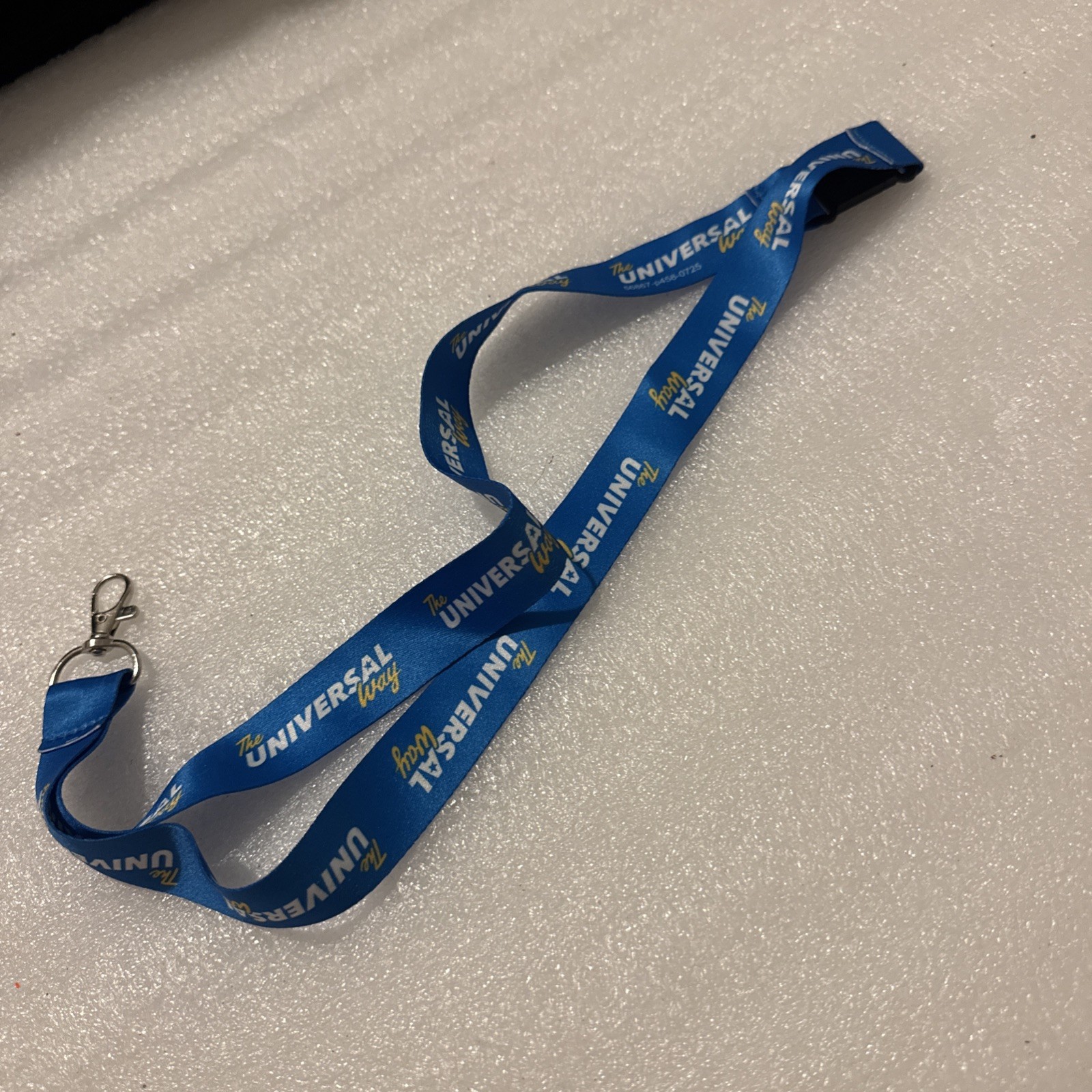 Universal Studios Orlando Team Member Exclusive Employee Lanyard Blue Way Rare