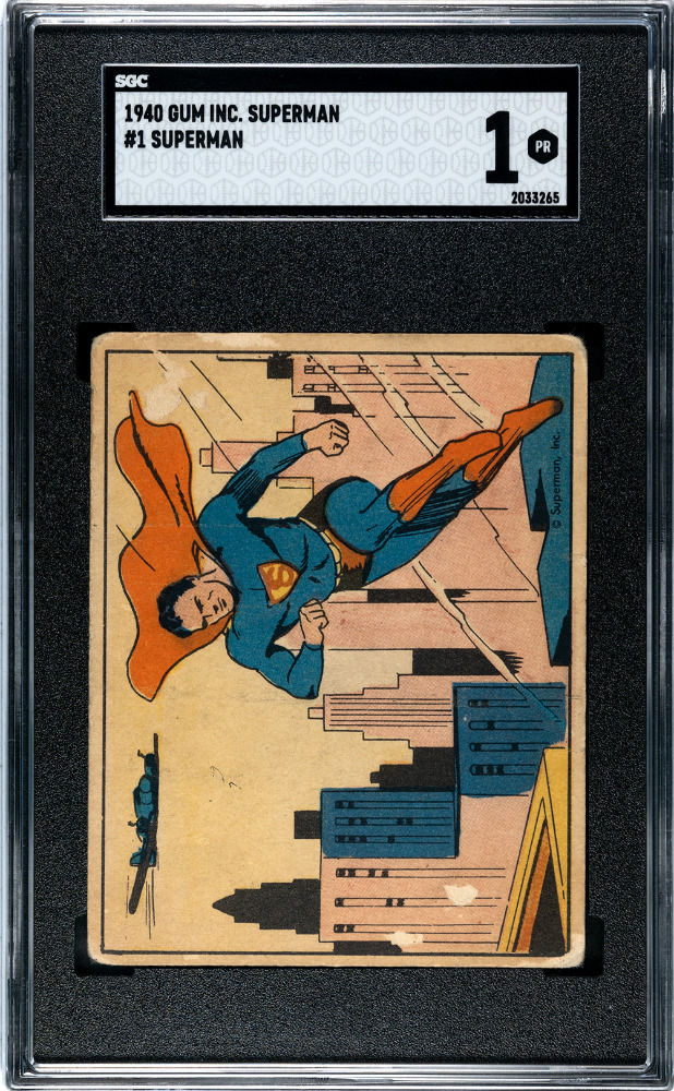 1940 Gum Inc. Superman Superman #1 SGC 1