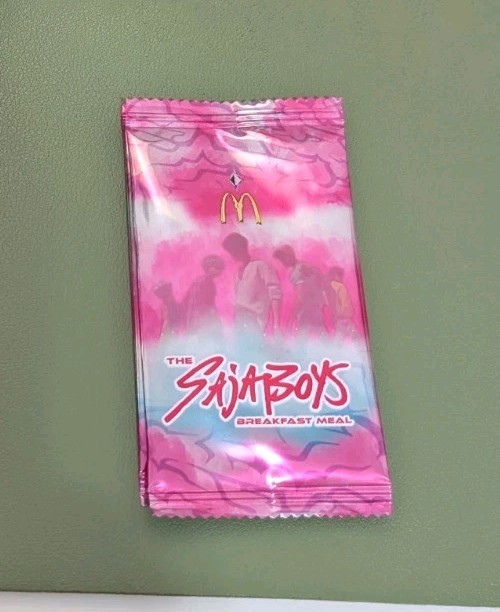 McDonald\'s 2026 Saja Boys Meal Trading Card Pack Sealed