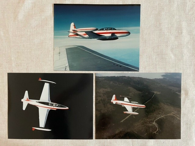 CT-33 Silver Star Jet / Canadair/Lockheed Reg # N109X Glossy Photos / Frameable