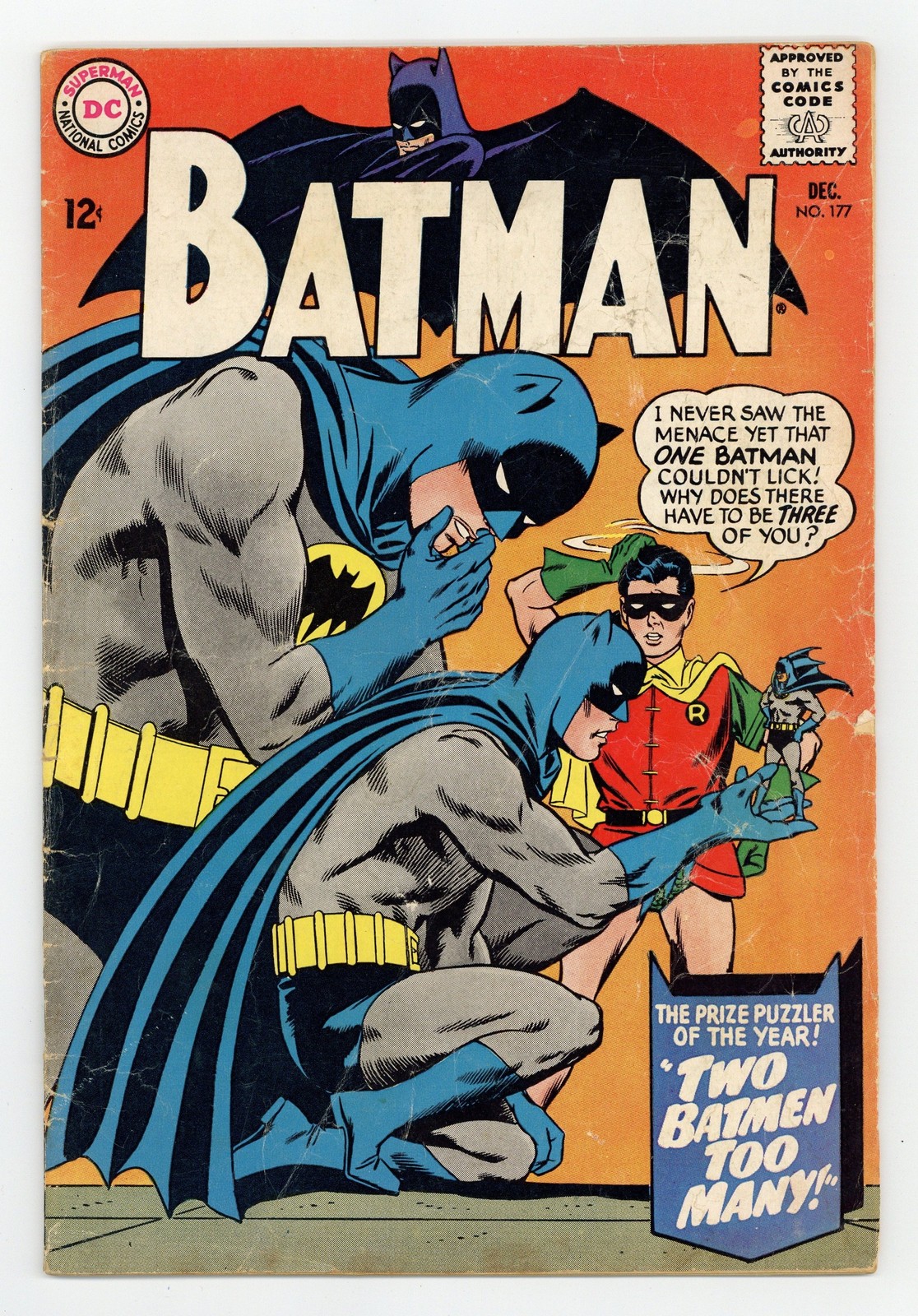 Batman #177 GD/VG 3.0 1965
