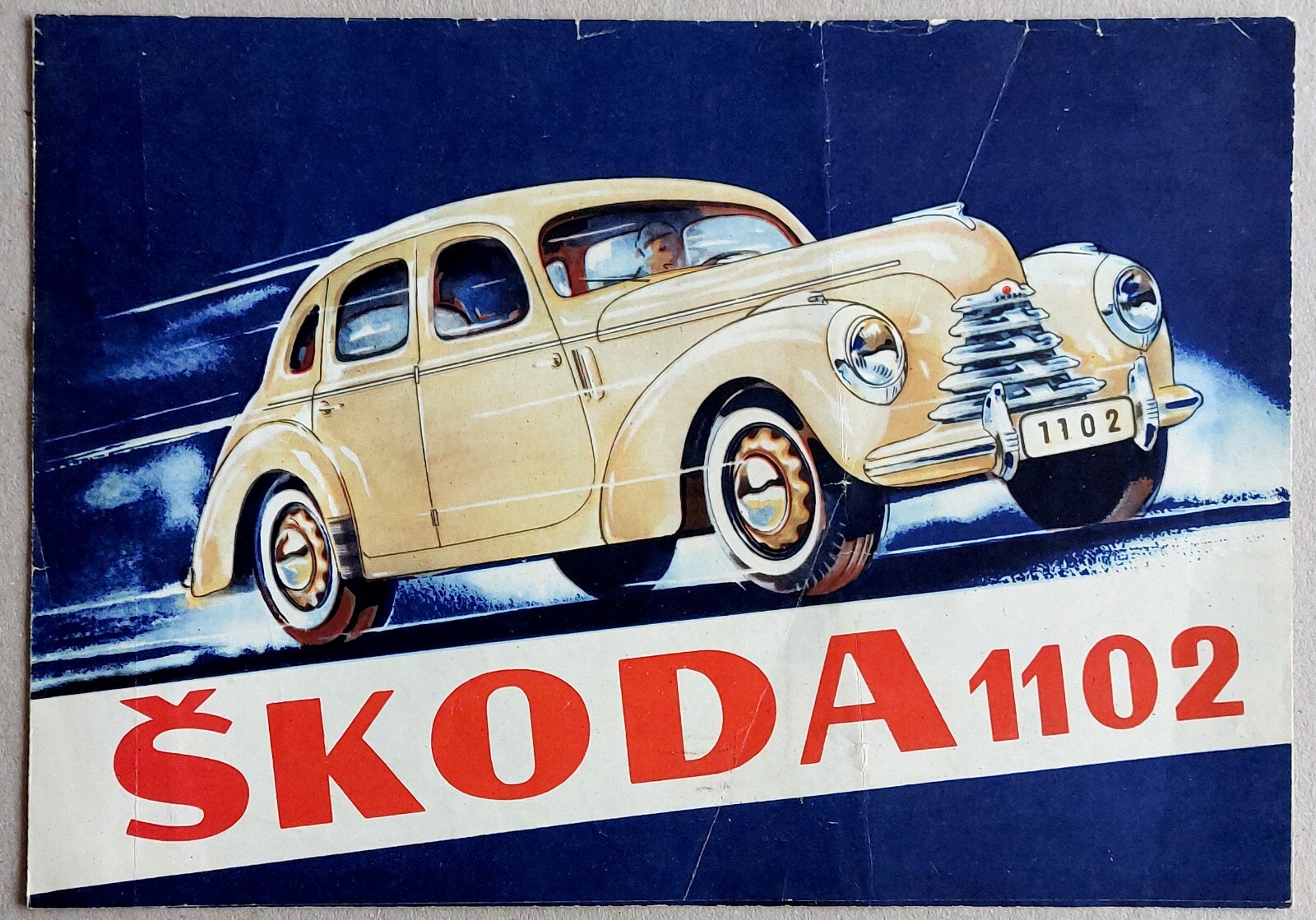 1949 SKODA 1102 automobile brochure, Roadster & Sedan auto vintage ads 1949 SKODA 1102 automobile brochure, Roadster & Sedan auto vintage ads