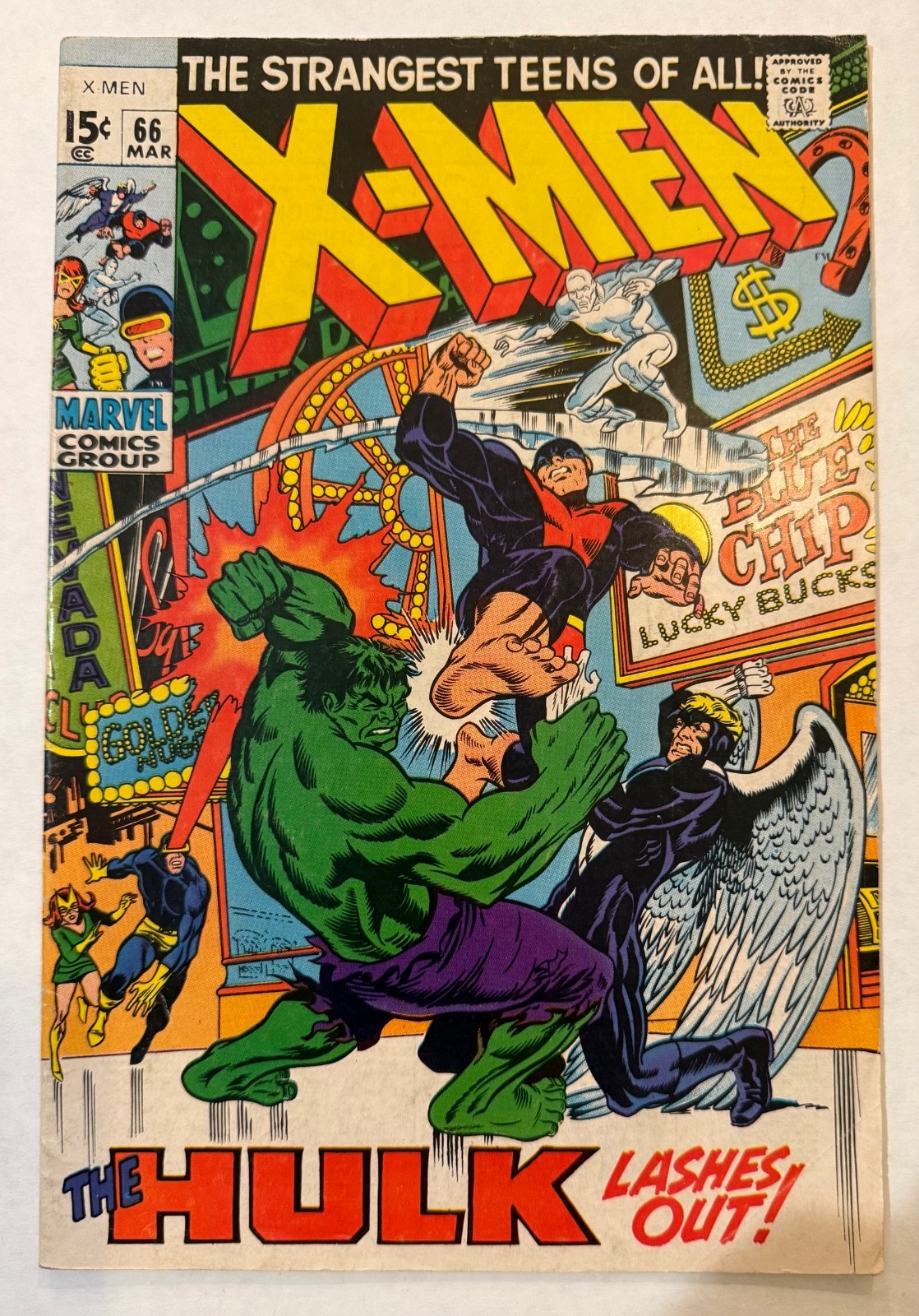 Marvel Comics X-MEN #66 March, 1970 VG-