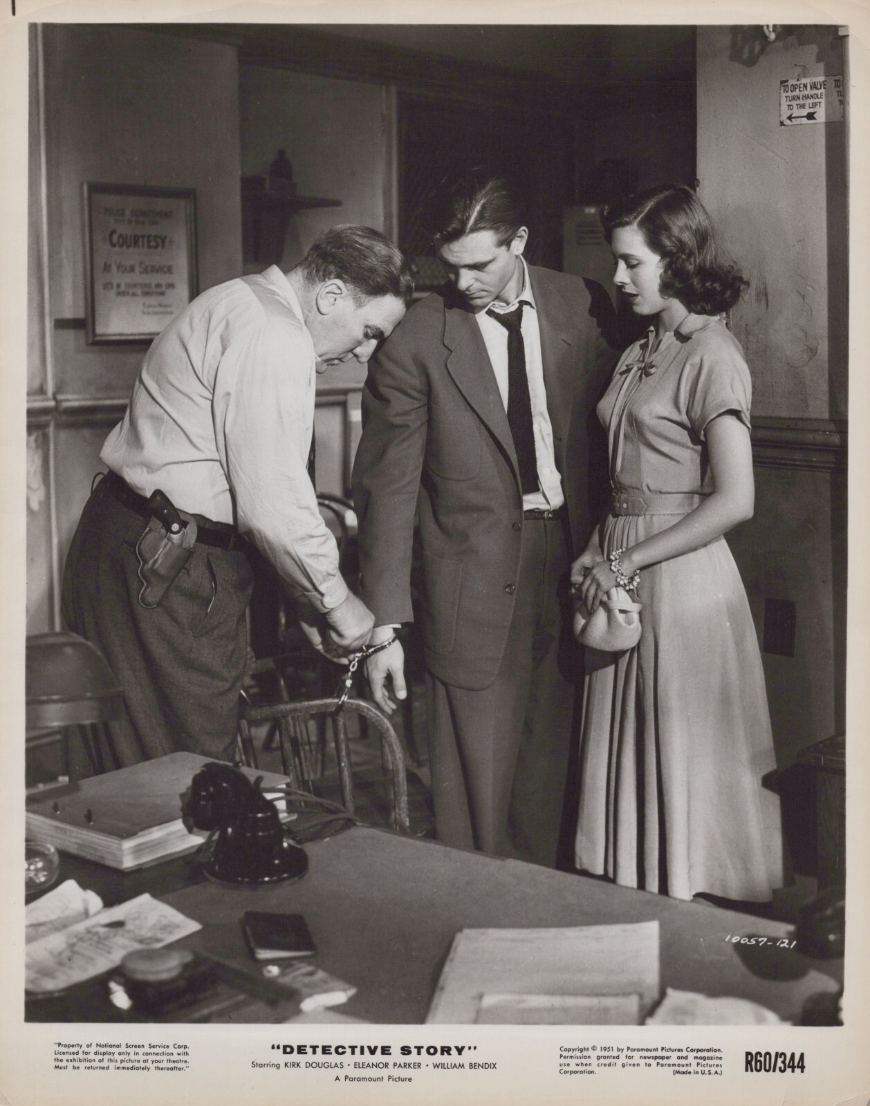 Eleanor Parke + William Bendix in Detective Story (1951) ❤ Original Photo K 373