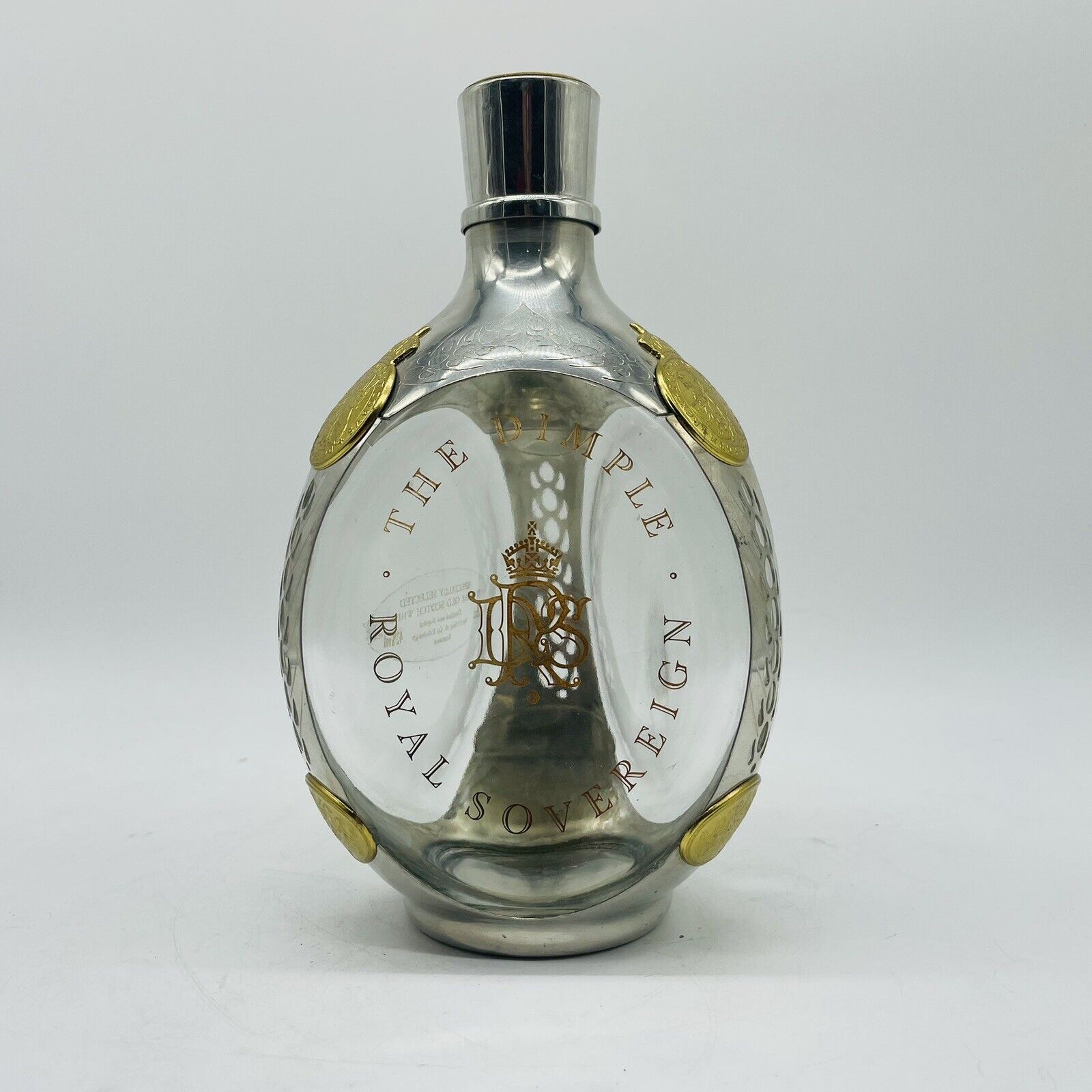 Vintage Dimple Royal Sovereign Decanter Bottle