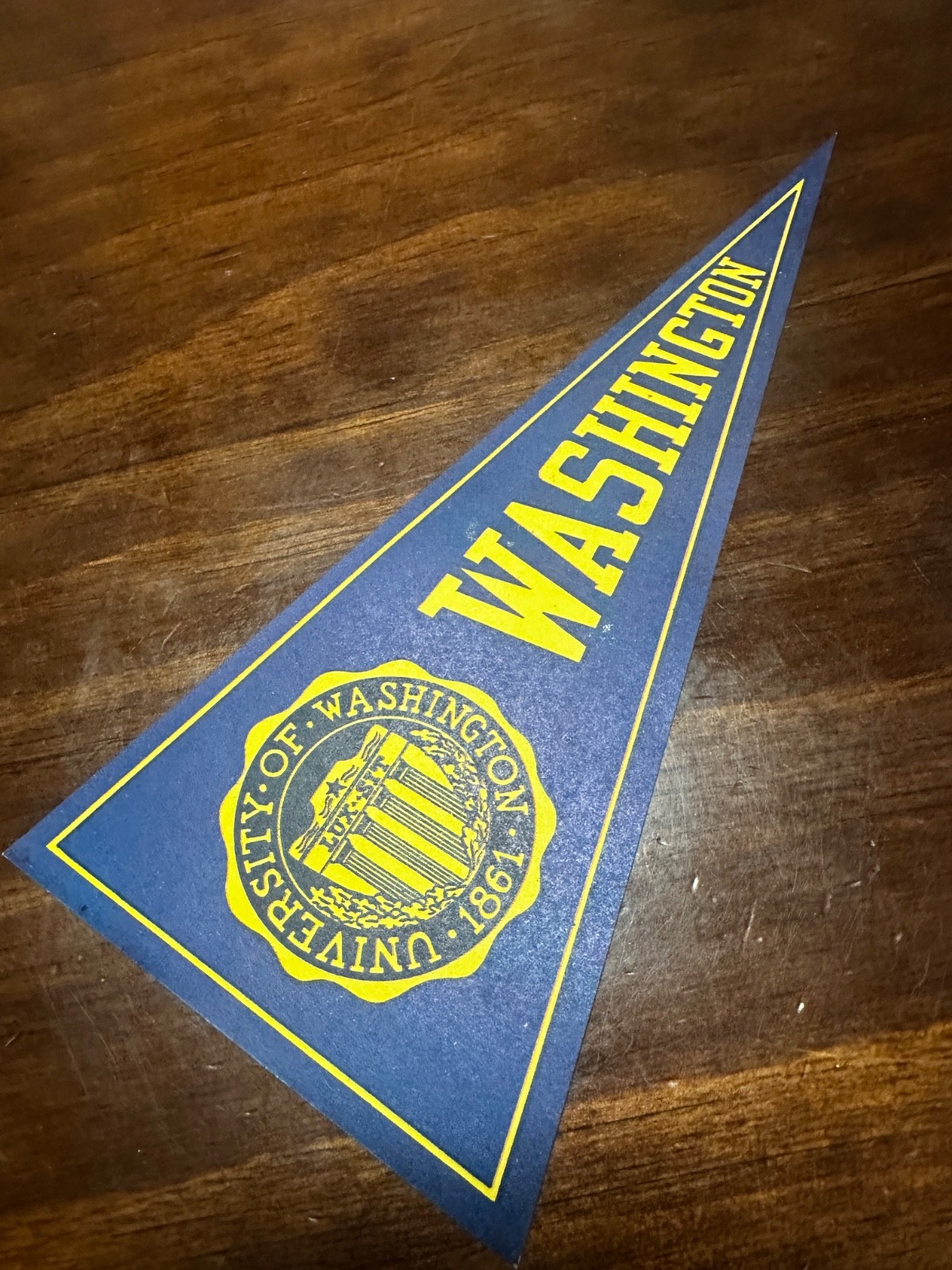 Vintage Washington Pennant Sticker