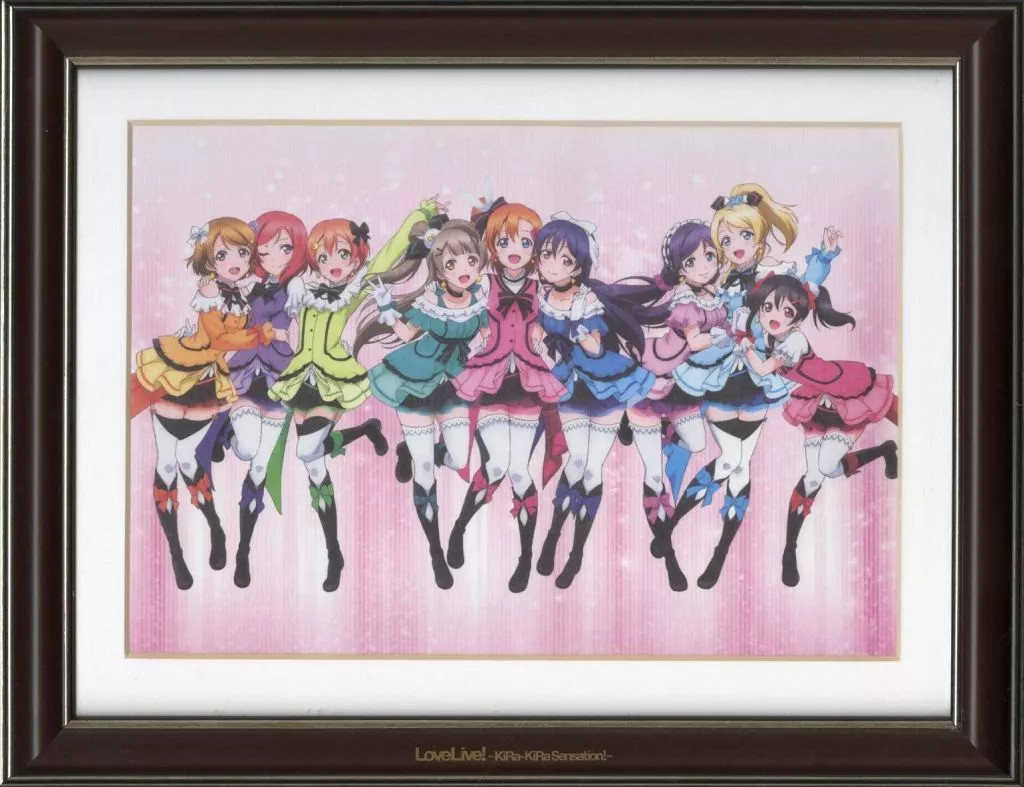 Love Live Original Illustration Board Reproduction with Frame