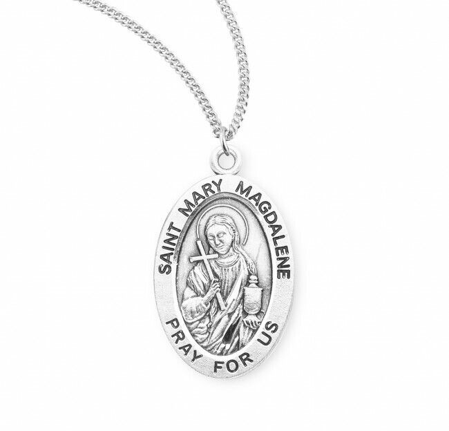 St. Mary Magdalene Sterling Silver Necklace