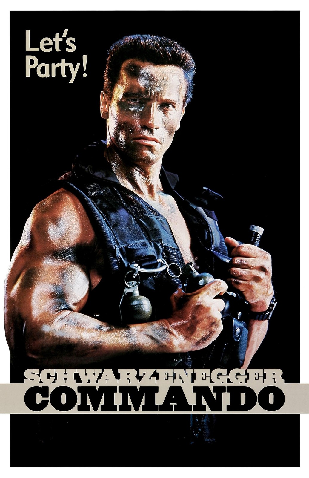 Commando (1985) Movie Poster Print Wall Art Home Decor Vintage Film