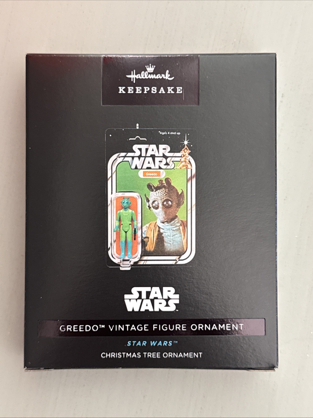 HALLMARK 2026 NYCC STAR WARS VINTAGE FIGURE GREEDO ORNAMENT
