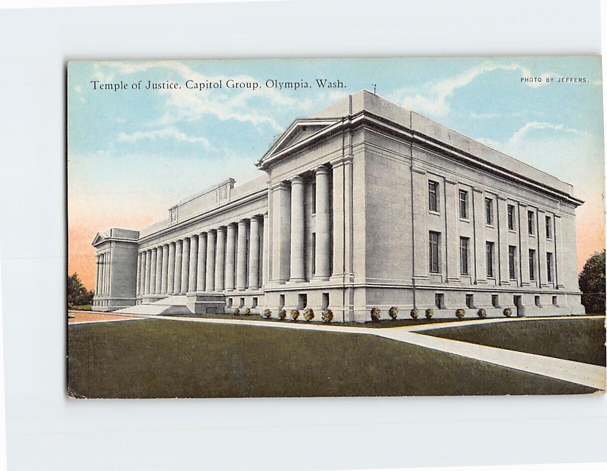 Postcard Temple of Justice Capitol Group Olympia Washington