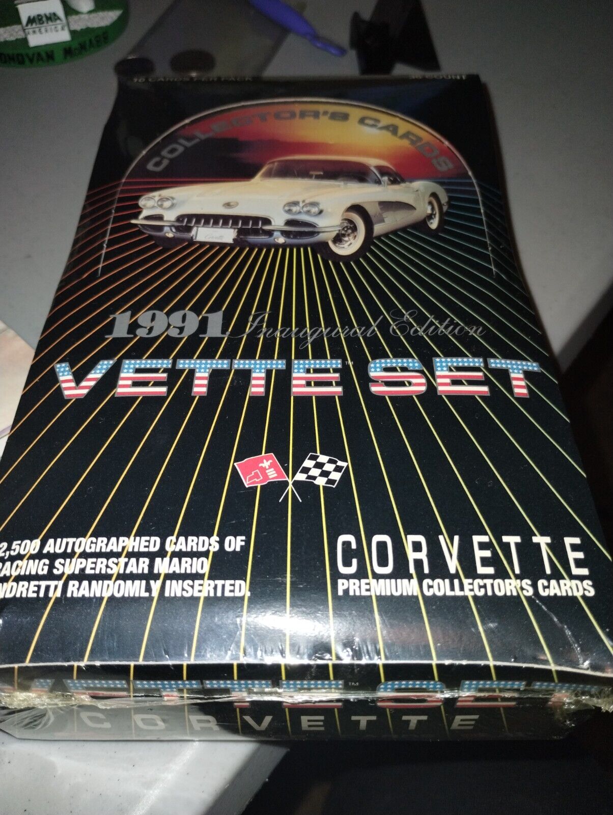 1991 Inaugural VETTE SET Unopened Hobby Box of  36 packs Corvette Trading Cards