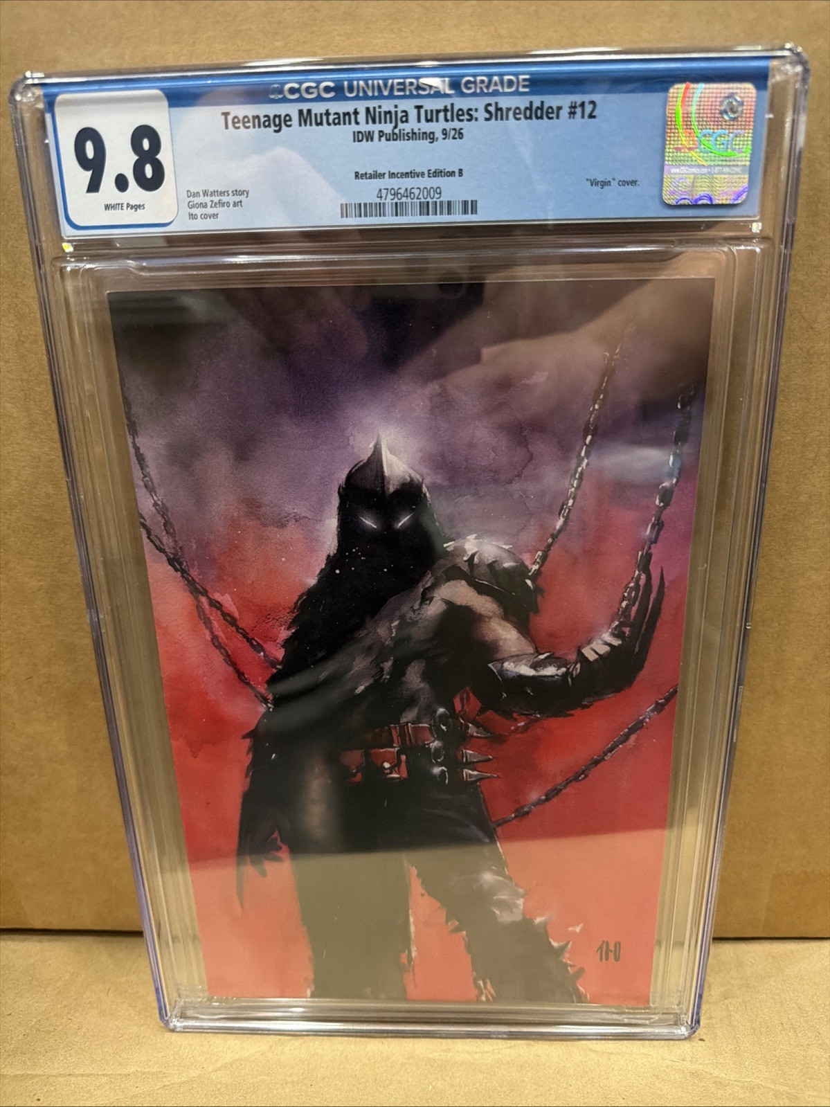 Teenage Mutant Ninja Turtles: Shredder #12 1:25 Ito Virgin CGC 9.8 Teenage Mutant Ninja Turtles: Shredder #12 1:25 Ito Virgin CGC 9.8