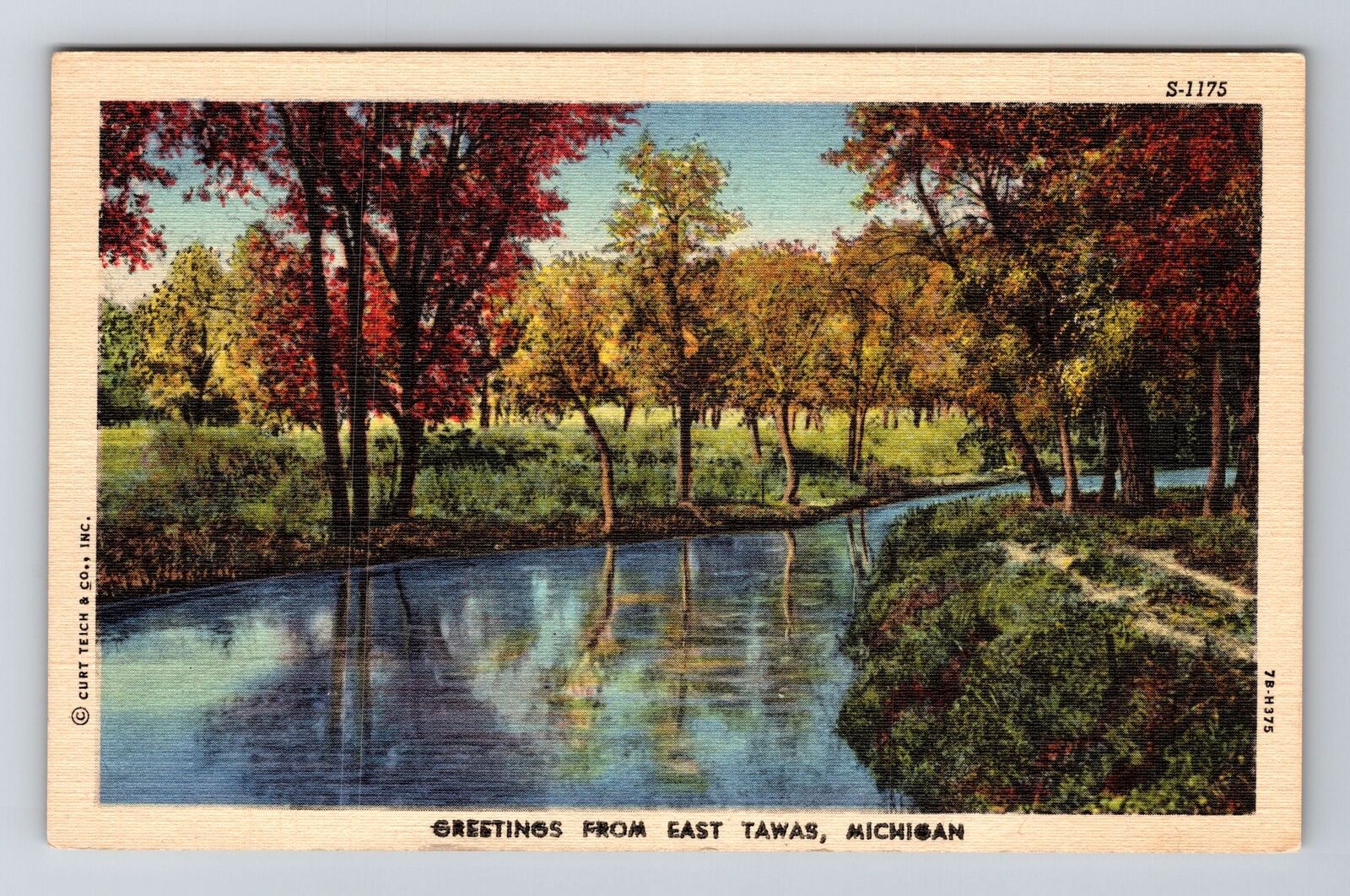 Tawas MI-Michigan, General Greeting from Tawas, Vintage Postcard