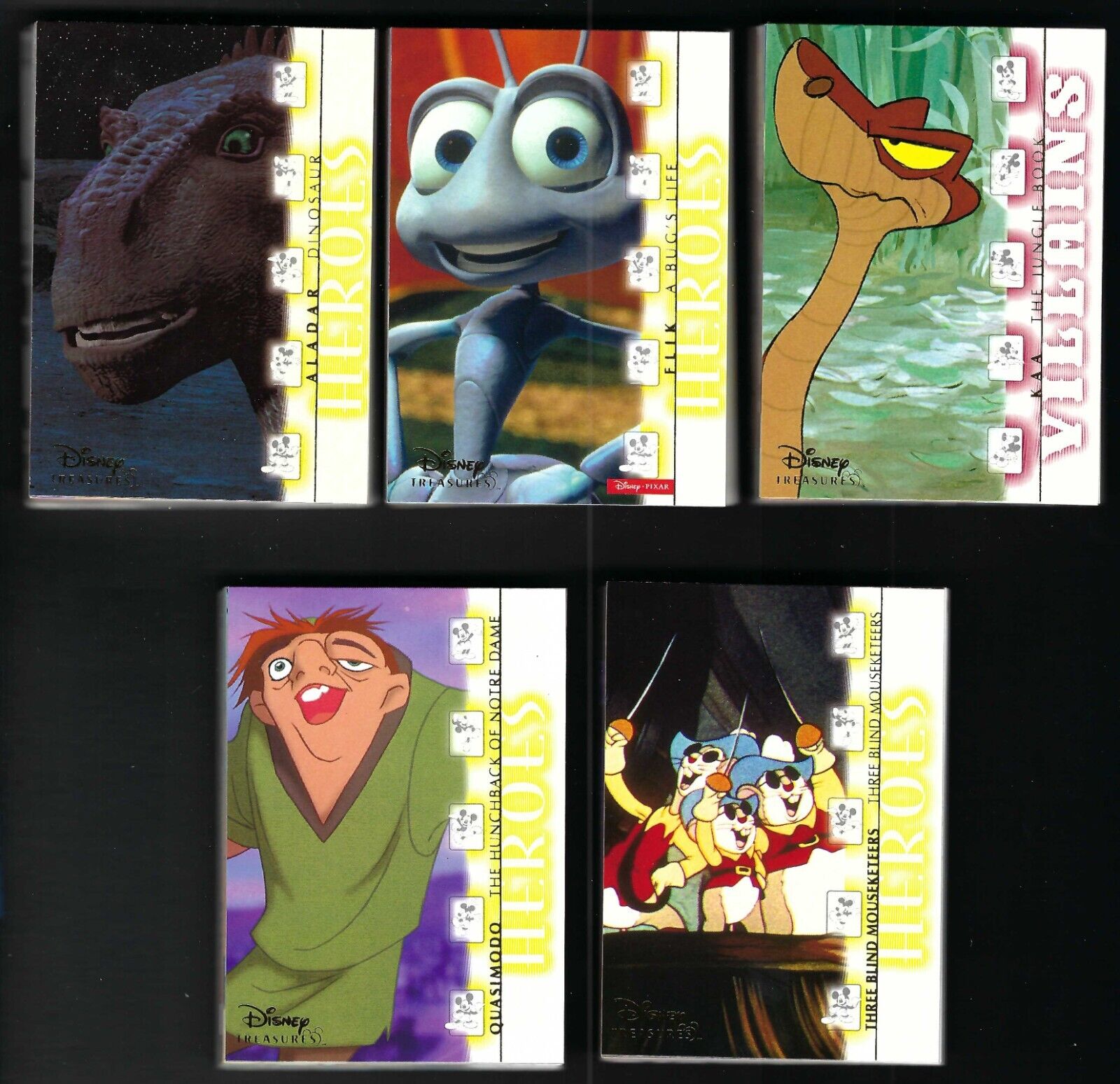 2003 Upper Deck Disney Treasure Series 1 Trading Card Base Set (89 Cards)