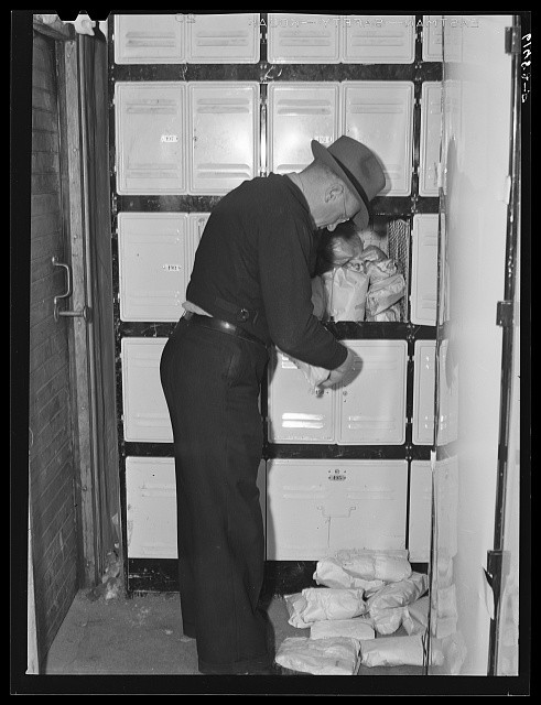 Casselton North Dakota 1940 Co-op Cold Storage Locker Meats Fruits Vegetables