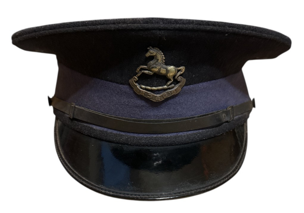 Vtg. WWll BRITISH Military King's Liverpool Officers Hat w/ Kings badge